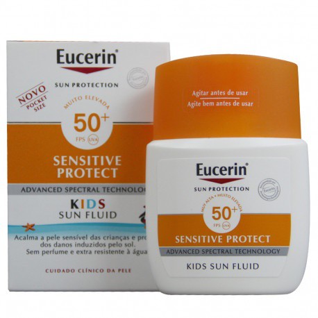 Eucerin Sun Kids Fluid Sensitive OF 50 | Péče o tělo - Opalovací přípravky